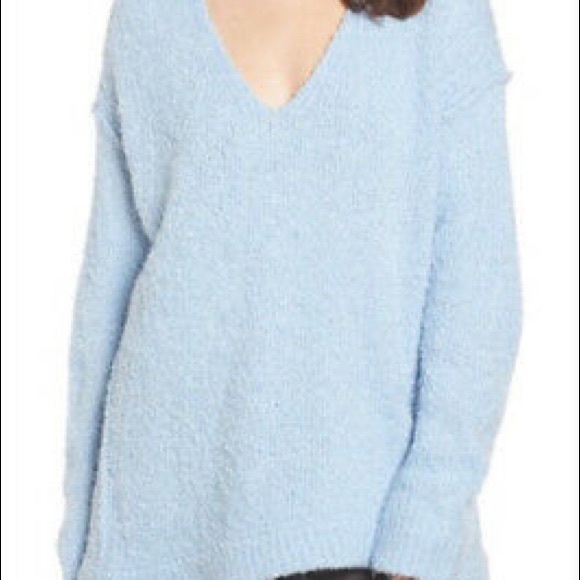 Free People Lofty V-Neck Sweater - Picture 1 of 5